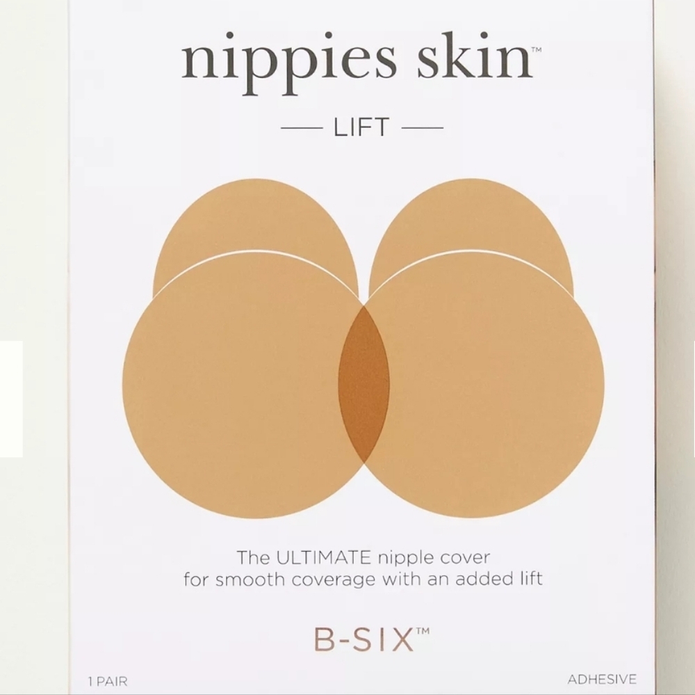 Nippies Reusable Skin Lift Color: Creme Size: 2 L/XL (4") D+ Cups